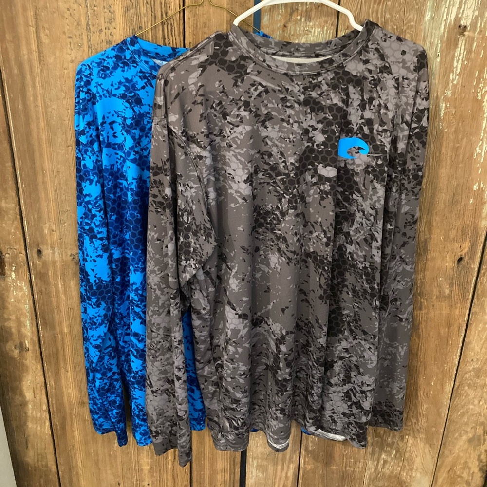 Costa Men’s XL long sleeve fishing shirts